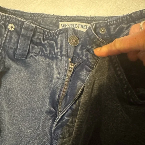 Free People -We The Free Supersonic Slim Jeans Size 0 - Picture 5 of 8